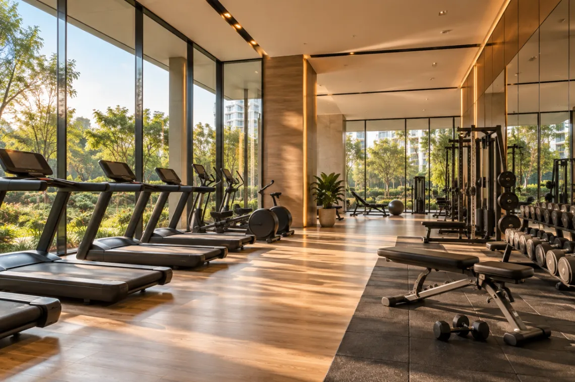Clubhouse gym